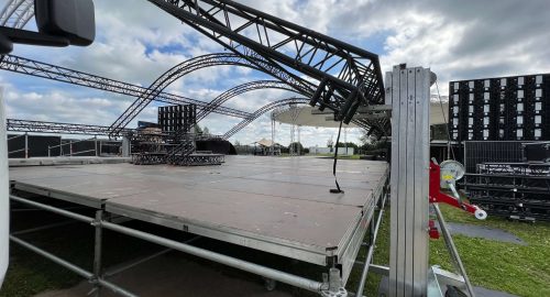 Opbouw corporate festival