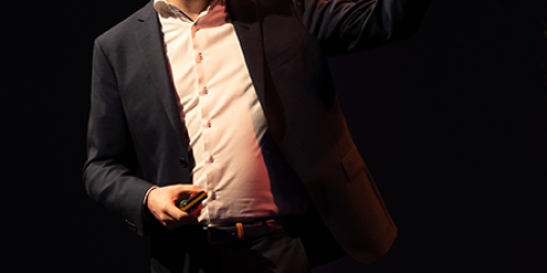 Hybride-event-presentatie