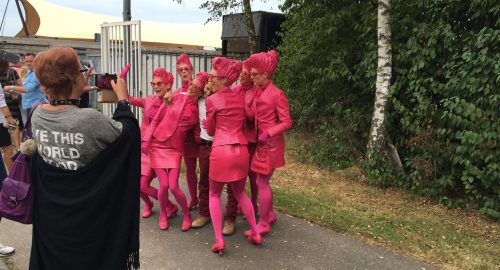 Opbouw jubileum festival