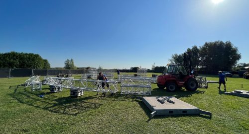 Opbouw corporate festival