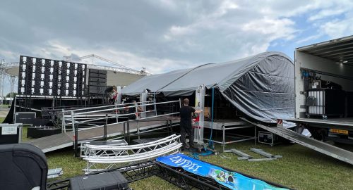 Opbouw corporate festival