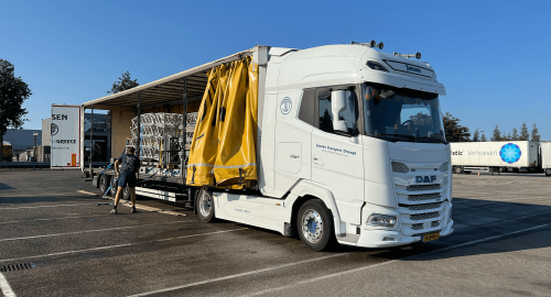 Opbouw jubileumfeest eigen terrein