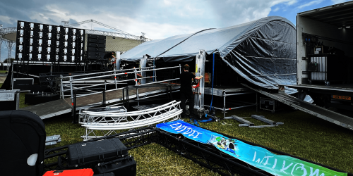 Opbouw-personeelsfestival