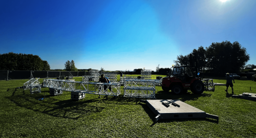 Opbouw-personeelsfestival