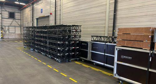 Opbouw 3 daags event speciale mijlpaal